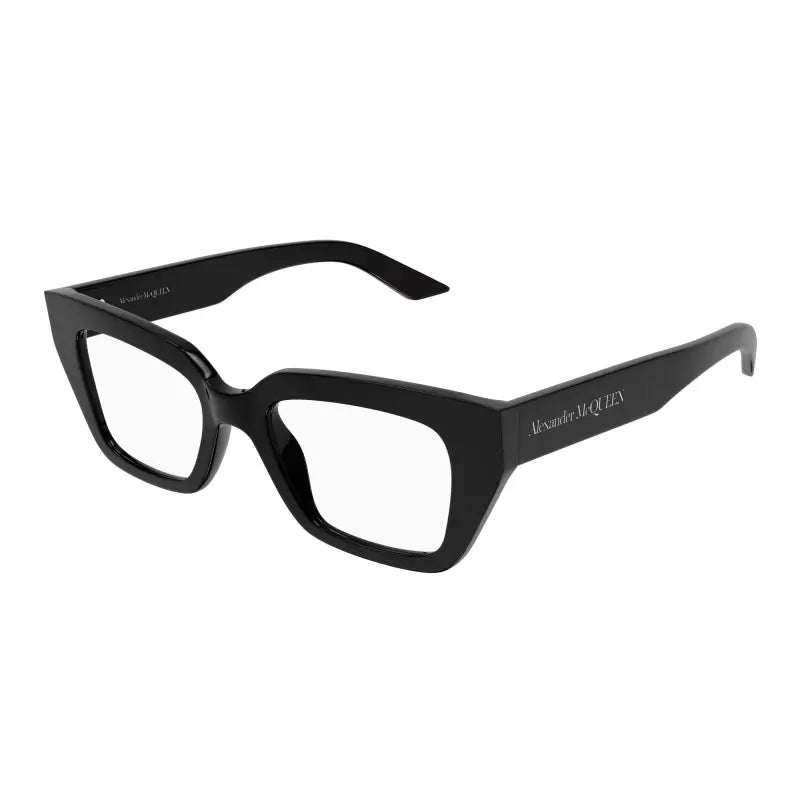 Alexander McQueen 0453O Black 001 Size 49  Frame, – Dayal Opticals