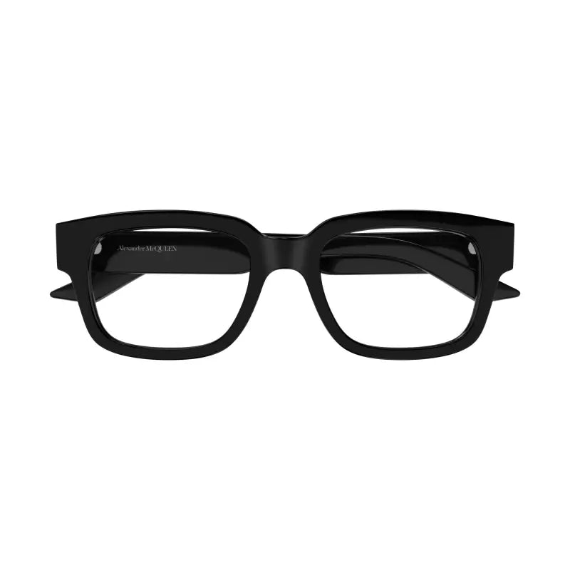 Alexander McQueen 0454O Black 001 Size 52  Frame, – Dayal Opticals