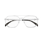 Alexander McQueen 0459O Silver 003 Size 57 Frame, – Dayal Opticals