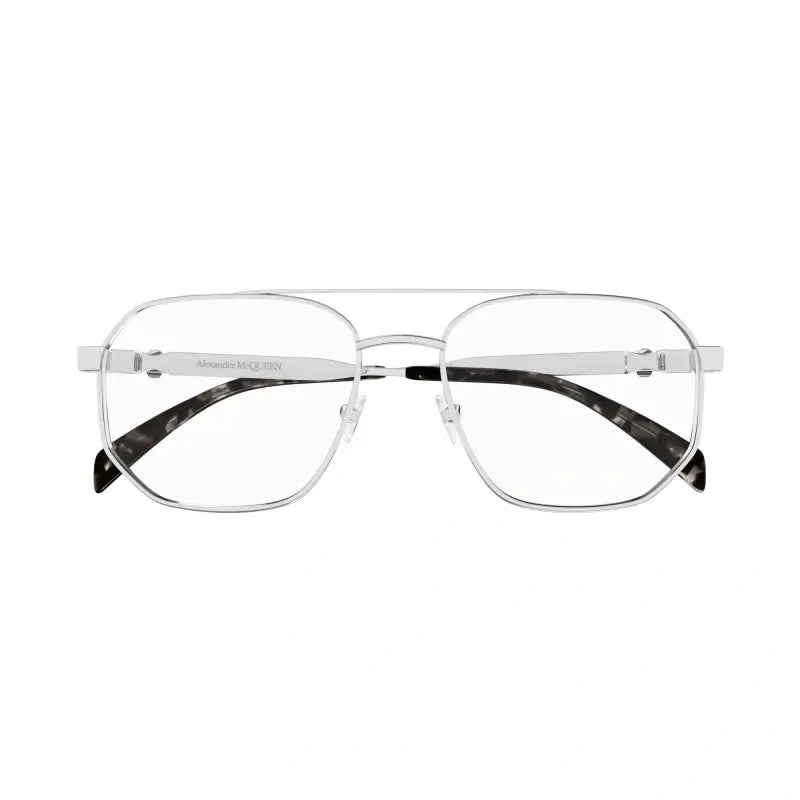 Alexander McQueen 0459O Silver 003 Size 57 Frame, – Dayal Opticals