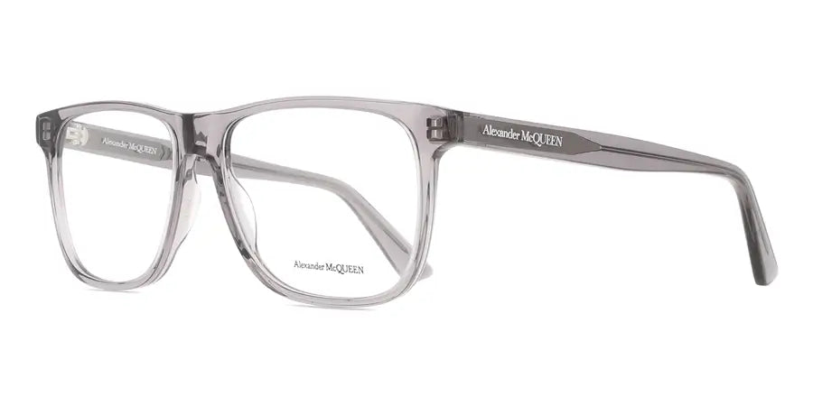 Alexander McQueen 0463O Grey 003 Size 56 Frame, – Dayal Opticals