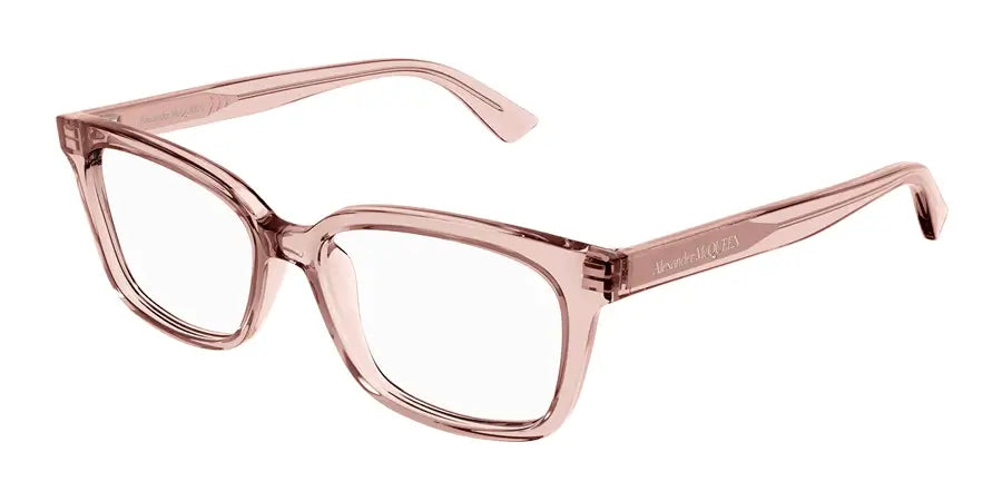 Alexander McQueen 0464O Pink 003 Size 52  Frame, – Dayal Opticals