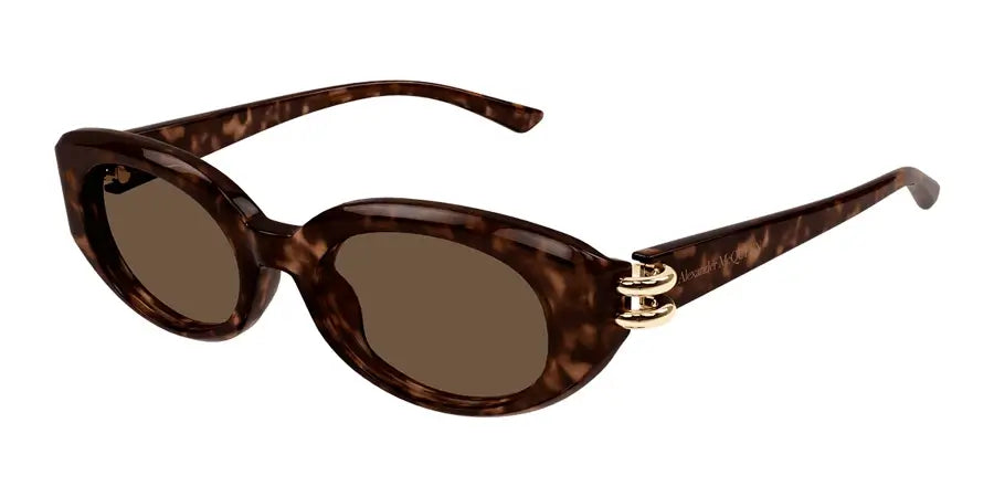 Alexander Mcqueen 0469S Tortoise  002 Size 50 Sunglasses - Dayal Opticals