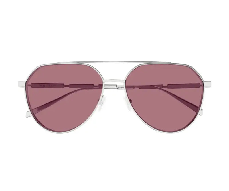 Alexander Mcqueen 0478S Silver Red  004 Size 59 Sunglasses - Dayal Opticals