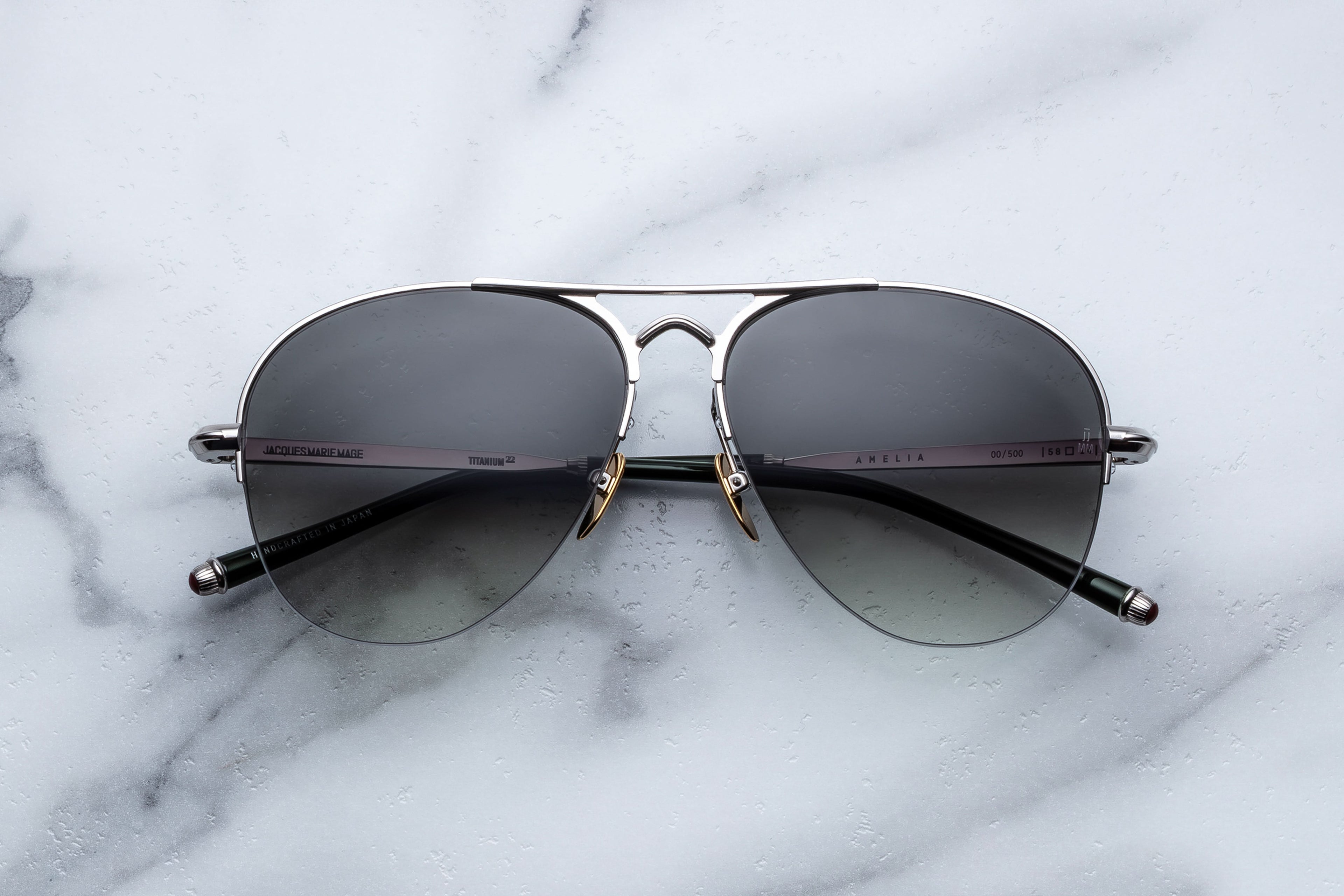 JACQUES MARIE MAGE AMELIA 390/500 JMMTV1N VIPER 58 SUNGLASSES