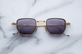 JACQUES MARIE MAGE ATKINS 35/500 JMMTK40 GOLD 146 SUNGLSSES