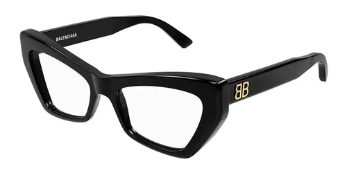 Balenciaga BB0296O Black 001 Optical, Size 53 – Dayal Opticals