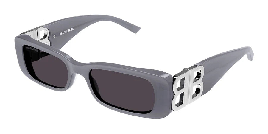 Balenciaga 0096S Grey Silver 014 Sunglasses, Size 51 – Dayal Opticals
