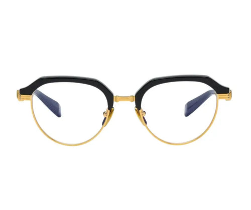 Balmain  Black & Gold BPX-172-A Frame, Size 50 – Dayal Opticals