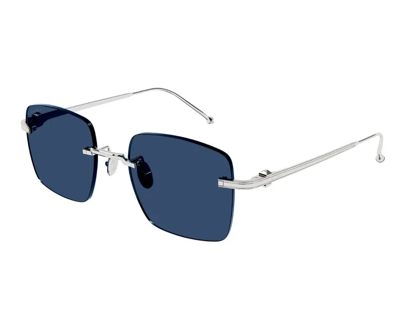 Cartier 0403S silver & blue 001 sunglasses, size 52 - Dayal Opticals India