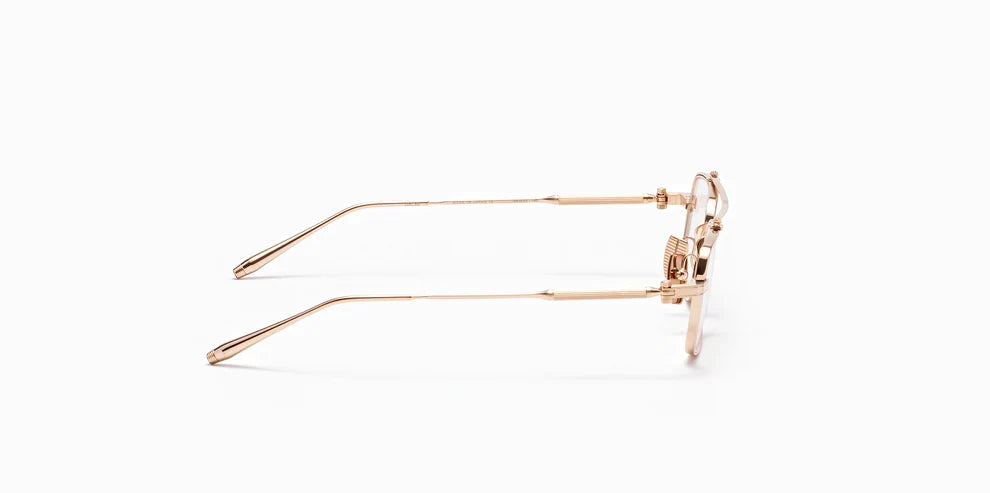 Akoni Cassini Brushed White Gold Akx304A Size 48, Frame - Dayal opticals     