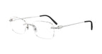 Cartier 0050O silver 002 frame, size 53  - Dayal Opticals India   