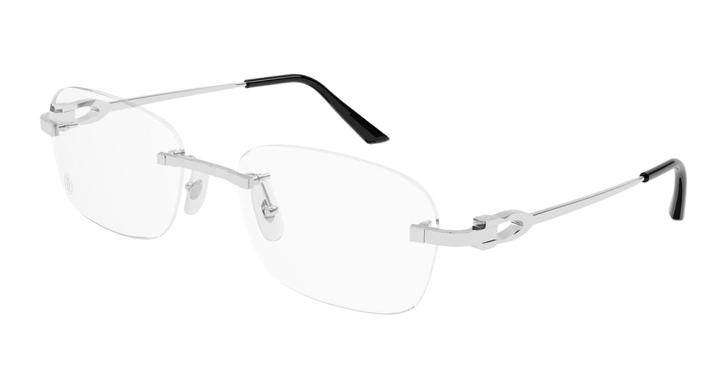Cartier 0290O silver 004 frame size 55 - Dayal Opticals India     