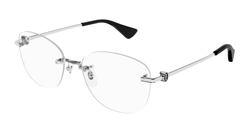 Cartier 0414O silver 002 frame,  size 56  - Dayal Opticals India