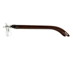 Cartier 0052O silver brown 004  frame ,  size 53  - Dayal Opticals India