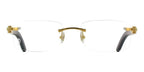 Cartier 0052O gold & wood 005  frame ,  size 53  - Dayal Opticals India