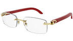 Cartier 0052O gold 006 frame ,  size 53  - Dayal Opticals India