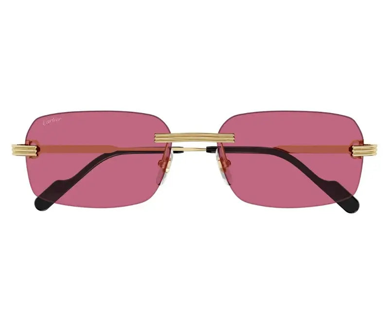Cartier 0271S gold & pink 010 sunglasses, size 58 - Dayal Opticals India