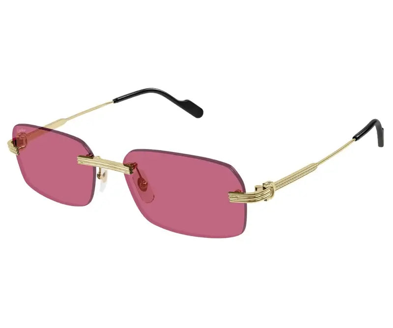Cartier 0271S gold & pink 010 sunglasses, size 58 - Dayal Opticals India