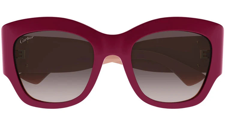 Cartier 0304S burgundy 006 sunglasses,  size 52  - Dayal Opticals India