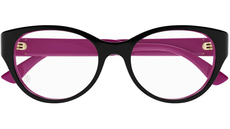 Cartier 0315O fuchsia black 005 frame, size 53  - Dayal Opticals India  