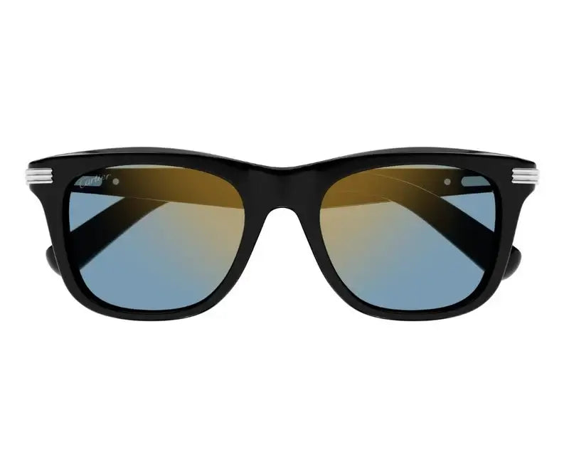 Cartier 0396S black & blue  004 sunglasses,  size 53  - Dayal Opticals India