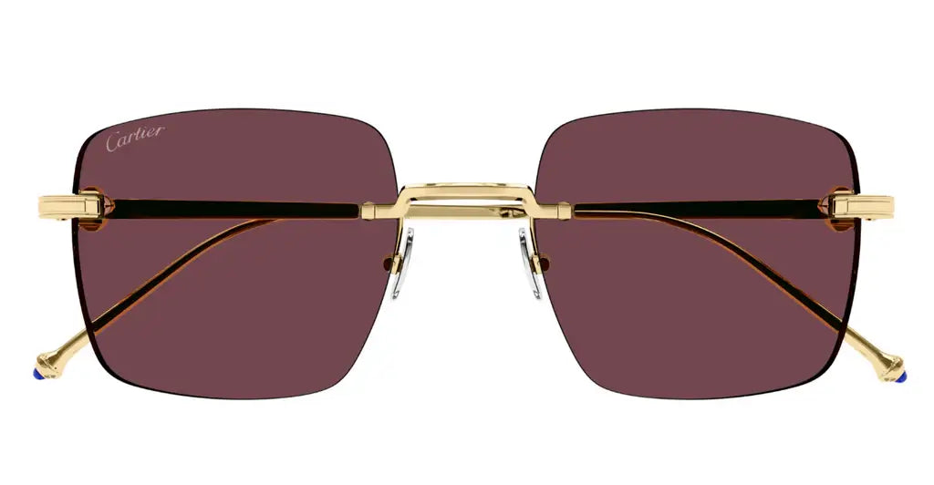 Cartier 0403S gold & red 003 sunglasses, size 52 - Dayal Opticals India