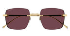Cartier 0403S gold & red 003 sunglasses, size 52 - Dayal Opticals India