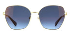 Cartier 0402S shiny gold & blue 006 sunglasses,  size 59  - Dayal Opticals India