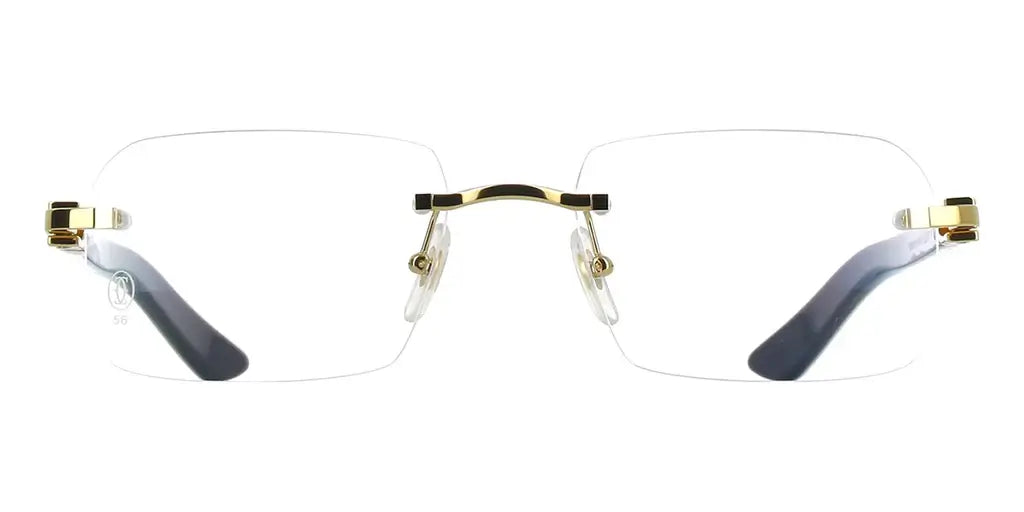 Cartier 0453O buffalo horn 002 frame,  size 56  - Dayal Opticals India
