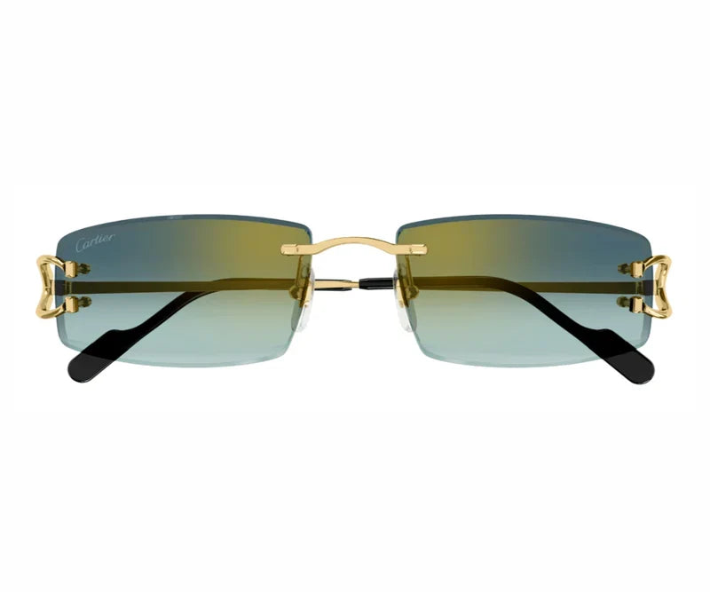 Cartier 0465S gold green 003 sunglasses,  size 56  - Dayal Opticals India                 
