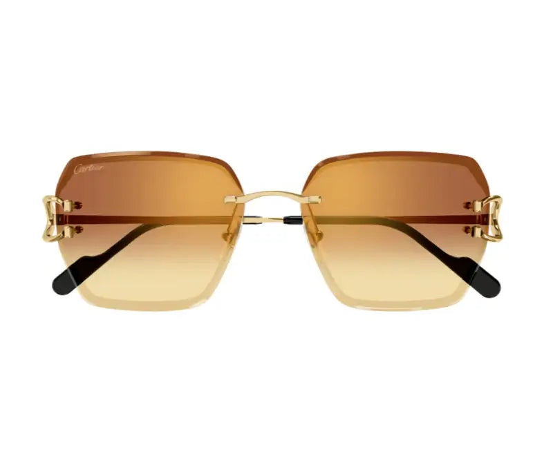Cartier 0466S gold & red 004 sunglasses,  size 58  - Dayal Opticals India