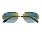 Cartier 0468S gold & green 003 sunglasses,  size 58  - Dayal Opticals India                 