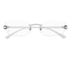 Cartier 0494O silver 002 frame,  size 55  - Dayal Opticals India