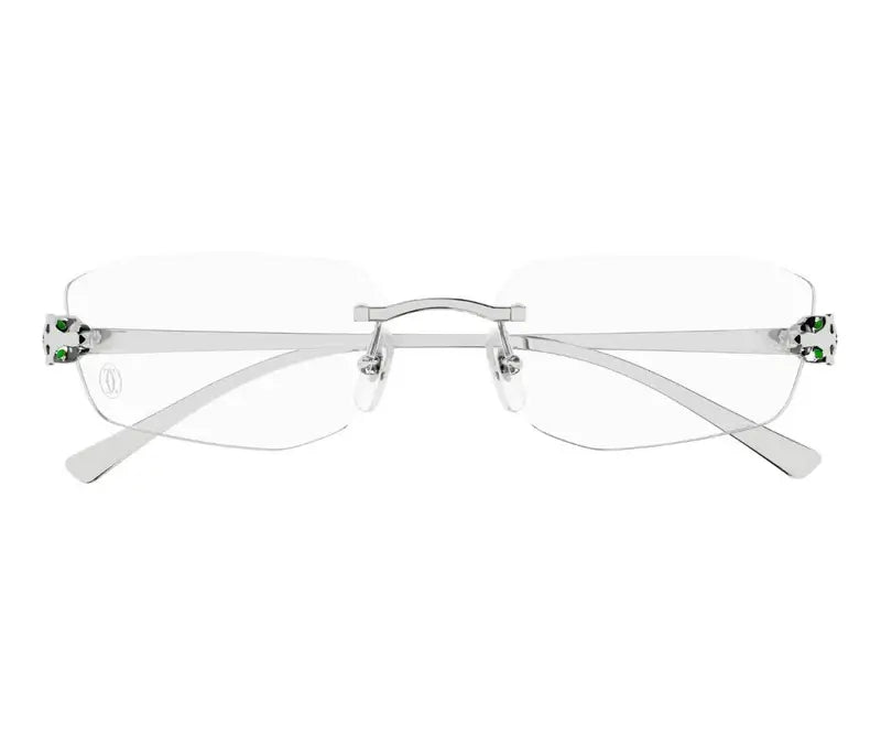 Cartier 0494O silver 002 frame,  size 55  - Dayal Opticals India