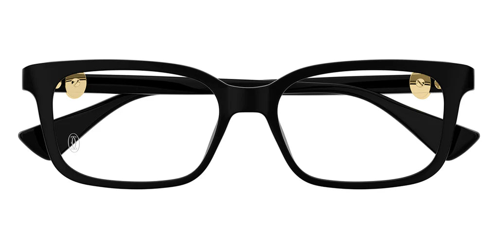 Cartier 0525O black 005  frame ,  size 55  - Dayal Opticals India