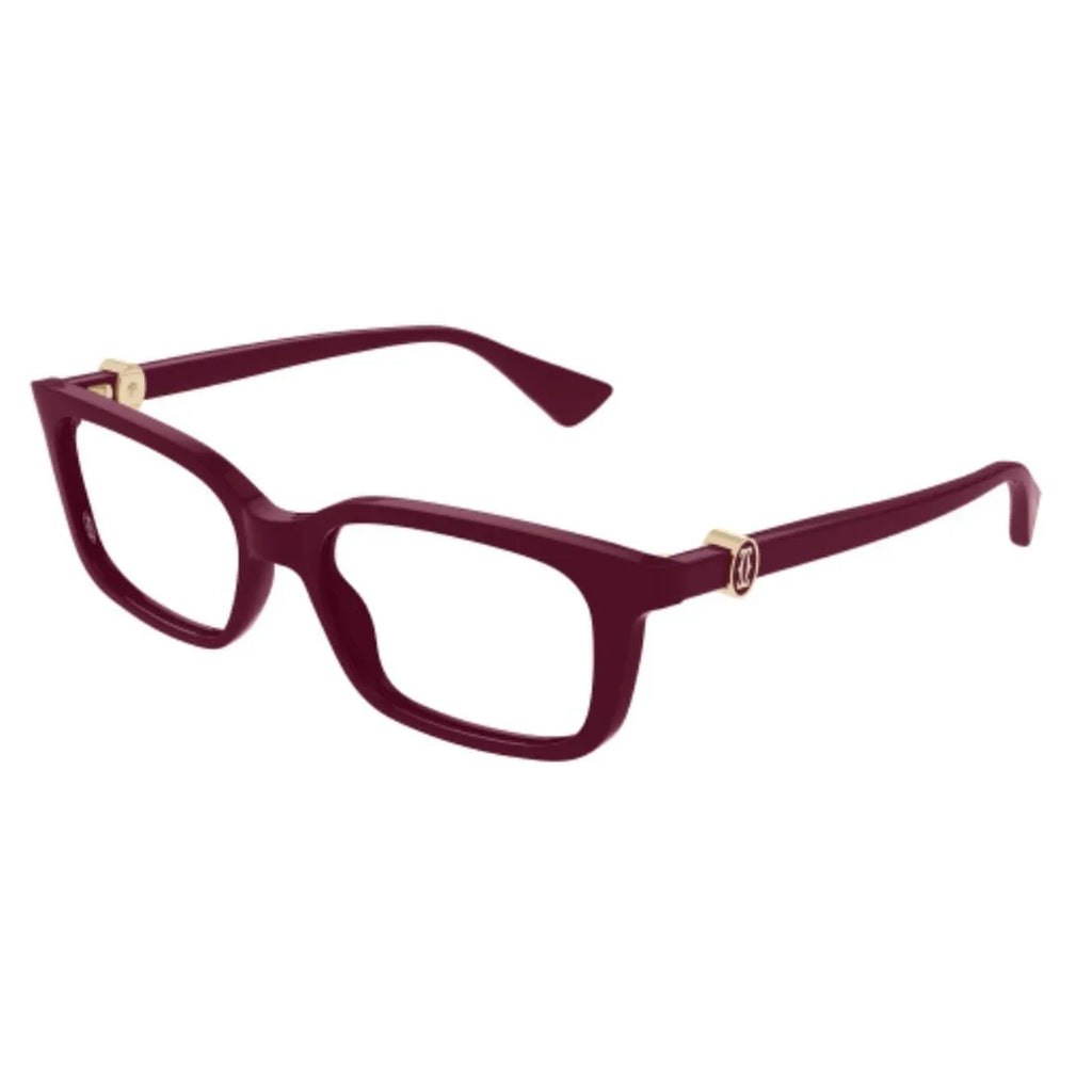 Cartier 0525O burgundy 007  frame ,  size 55  - Dayal Opticals India
