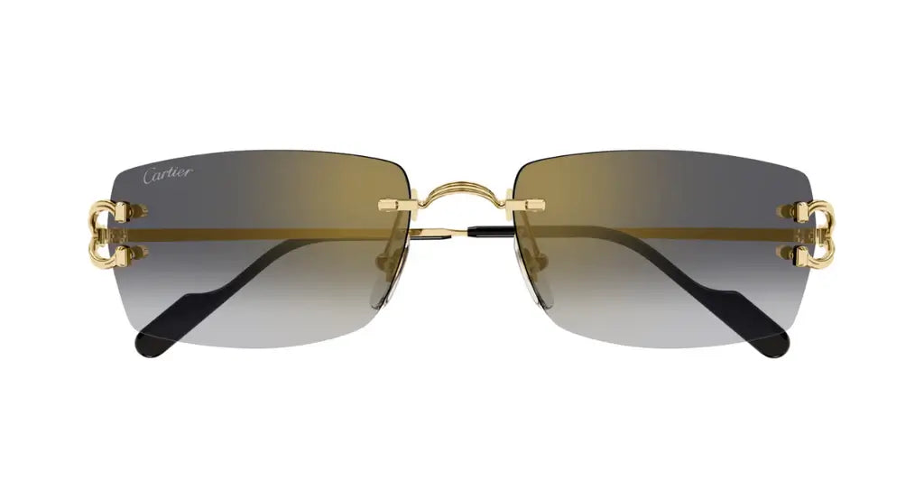 Cartier 0550S gold 001 sunglasses,  size 56  - Dayal Opticals India     