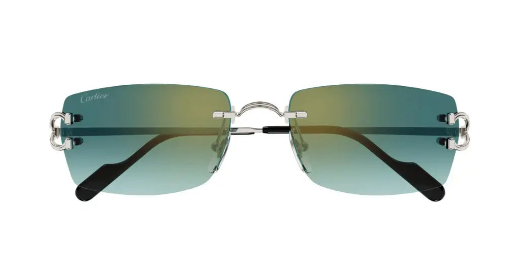 Cartier 0550S silver 004 sunglasses,  size 56  - Dayal Opticals India      