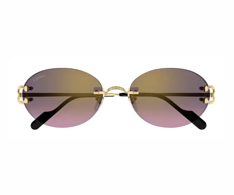 Cartier 0551S gold & grey 04 sunglasses,  size 55  - Dayal Opticals India     