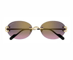 Cartier 0551S gold & grey 04 sunglasses,  size 55  - Dayal Opticals India     