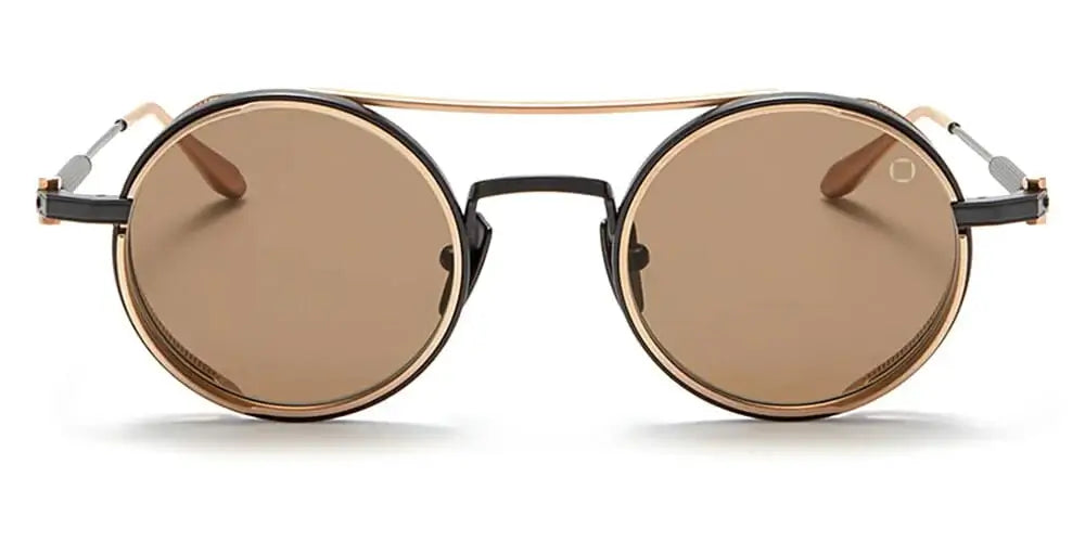 Akoni Eris Dark Brown Aks505-C Size 46, Sunglasses - Dayal opticals  