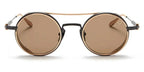 Akoni Eris Dark Brown Aks505-C Size 46, Sunglasses - Dayal opticals  