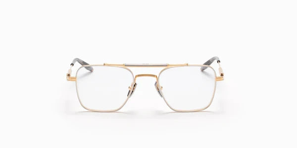 Akoni Europa Brushed Gold- Silver & Grey Crystal Akx200-D Size 50, Frame - Dayal opticals