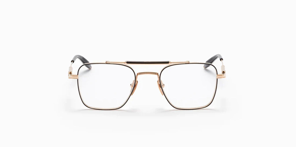 Akoni Europa White Gold  & Matte Black Enamel Akx200-F Size 50, Frame - Dayal opticals