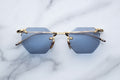 JACQUES MARIE MAGE ELDORADO 493/500 JMME019H CIEL 47 SUNGLASSES