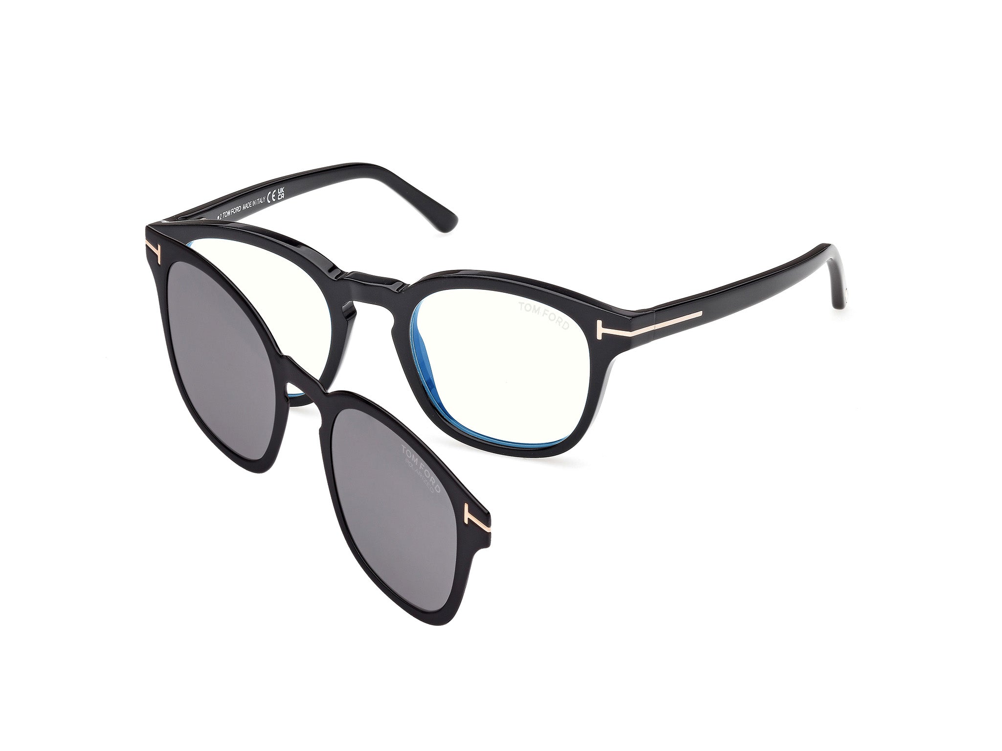 TOM FORD TF5532B CLIPON 01D 52 FRAME