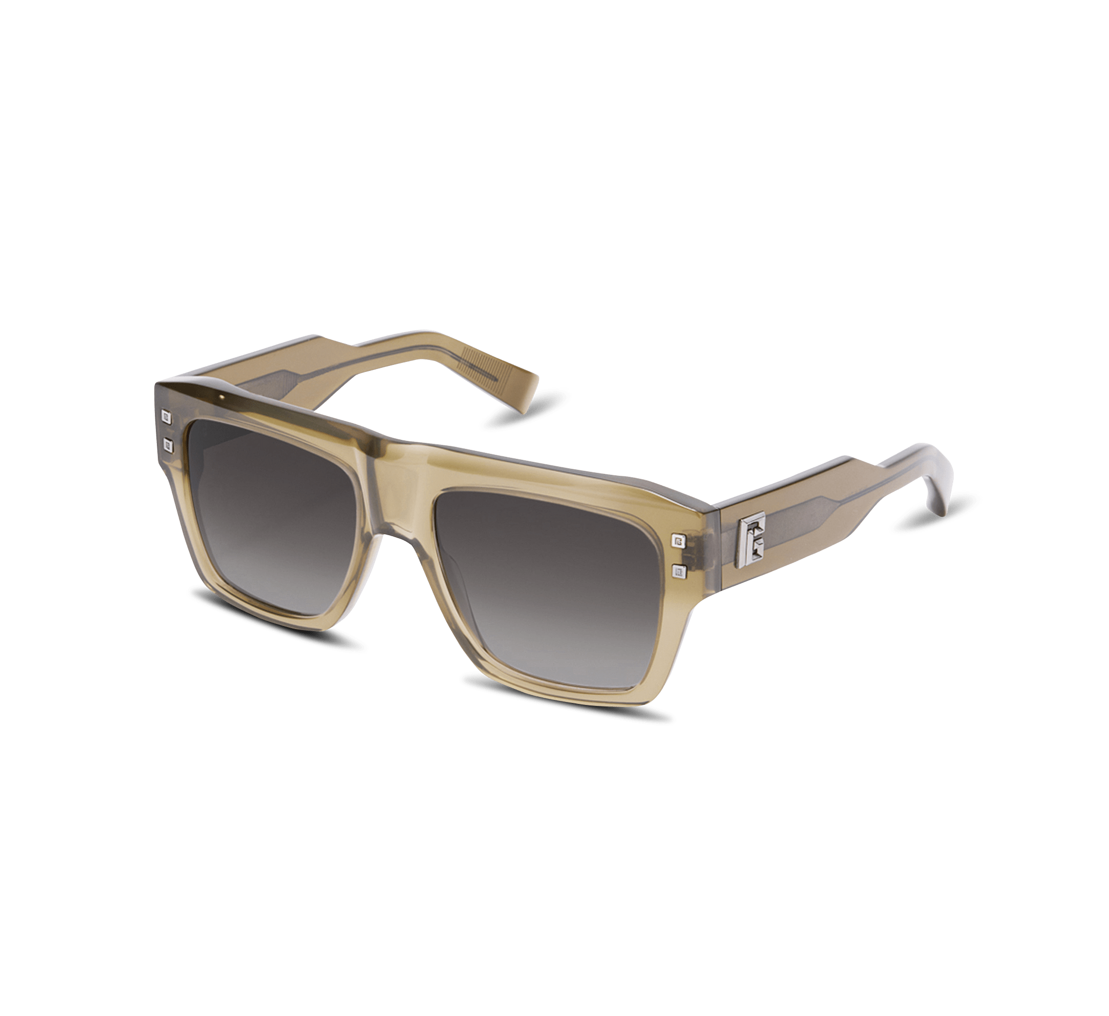 BALMAIN BPS199C B SCENE GRN BLK 56 SUNGLASSES