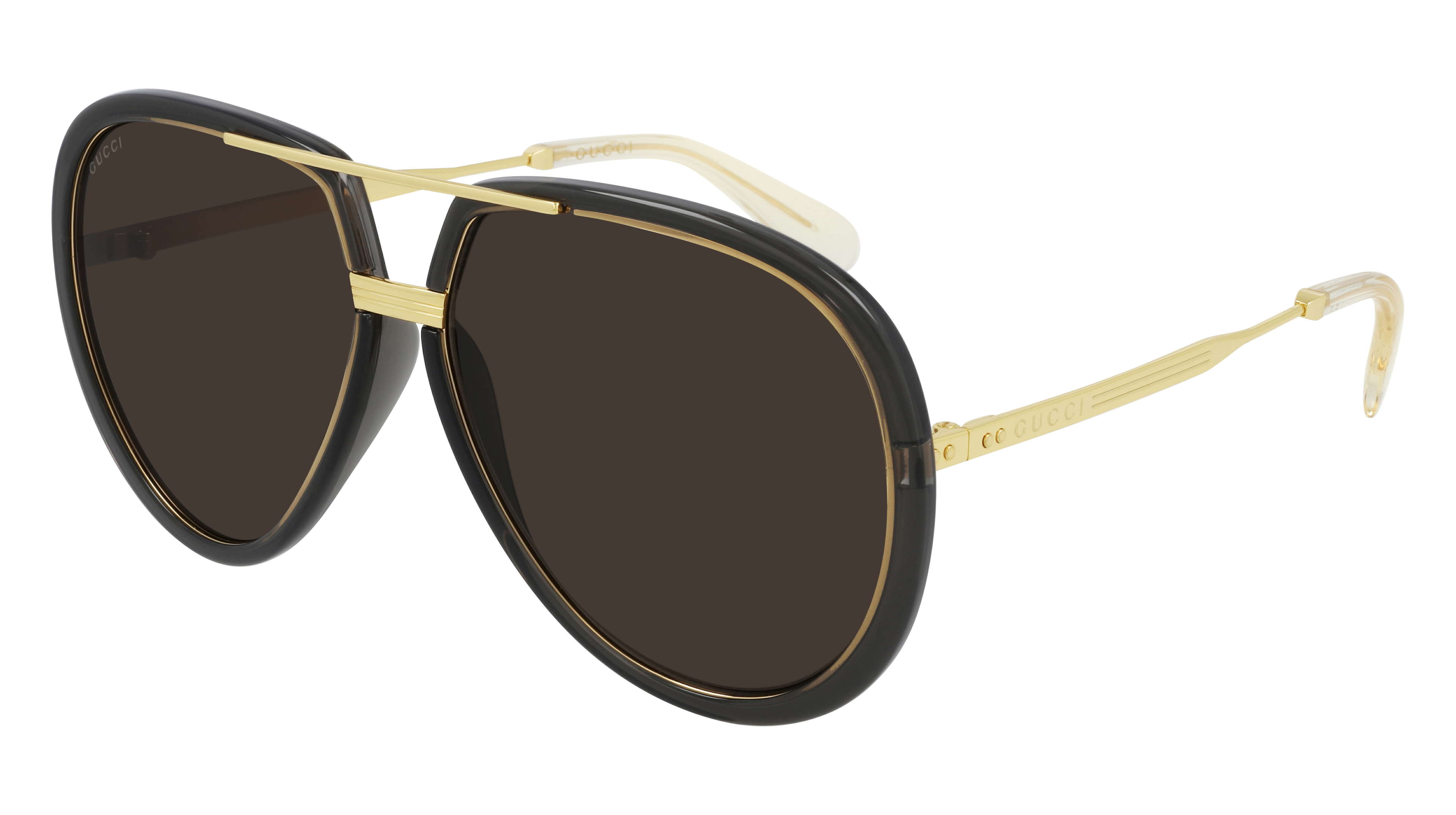 Gucci 0904S Transparent Grey 001 , Sunglasses – Dayal Opticals
