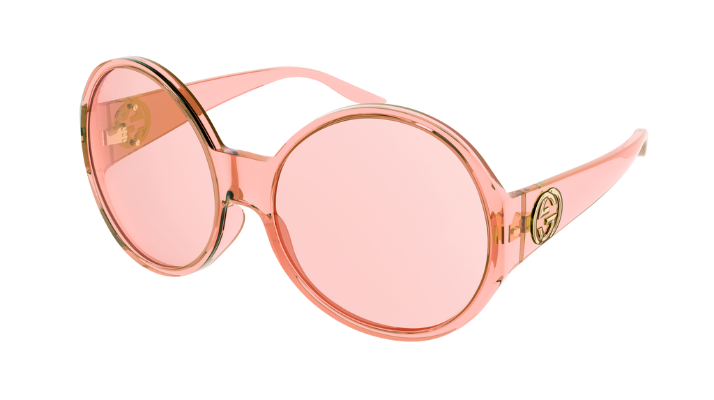Gucci 0954S Shiny Transparent Pastel Pink 003, Sunglasses – Dayal Opticals